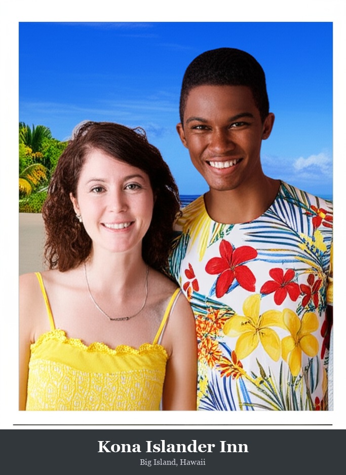 Kona Islander Inn green screen template